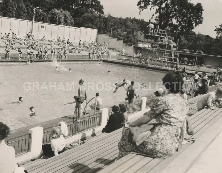 Broomhill Pool in Sherrington Road, Ipswich was another popular location for Americans to visit.