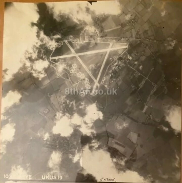 Eye Airfield from above (Hallock Collection).