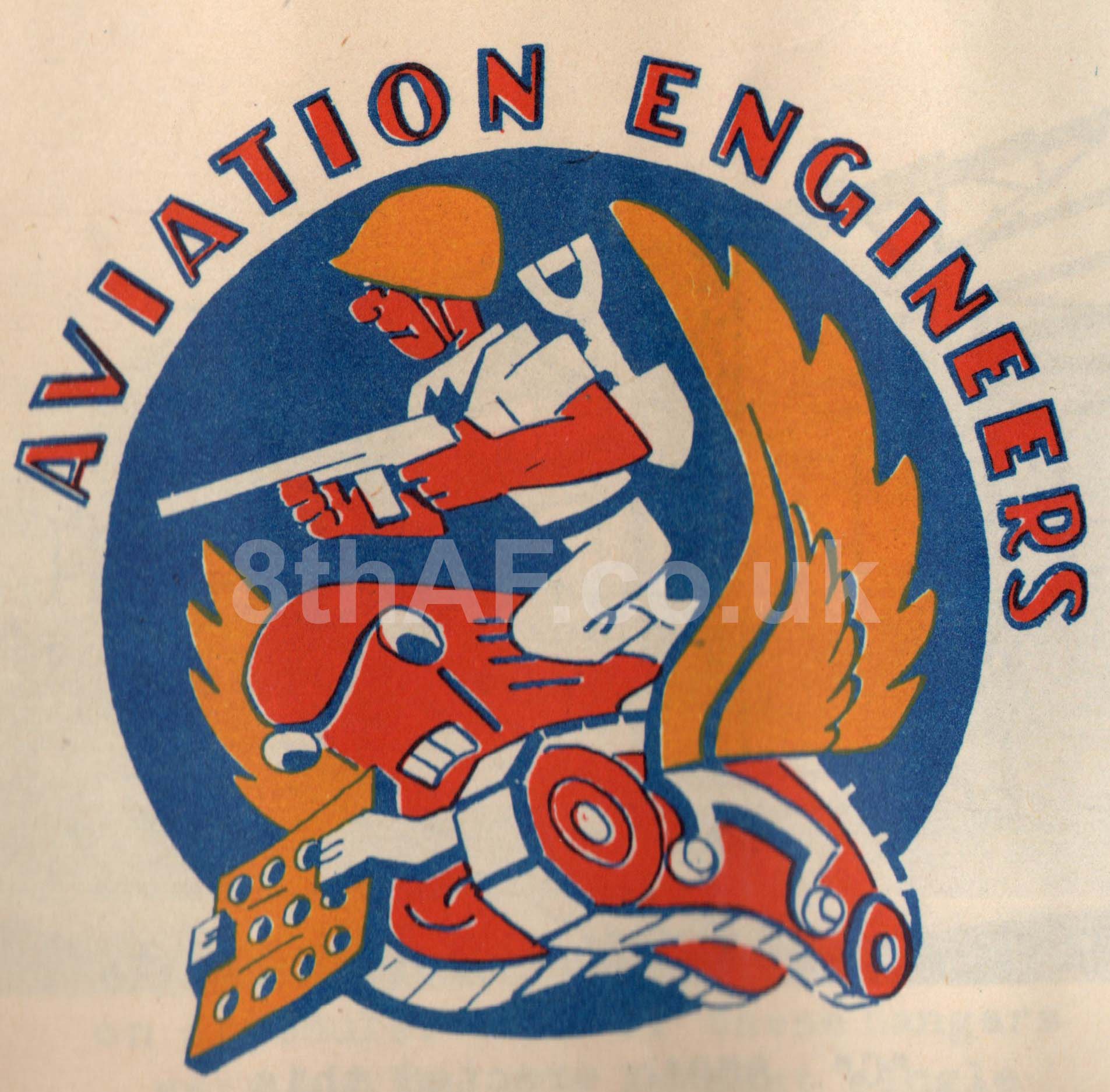 The emblem of the Aviation Engineers