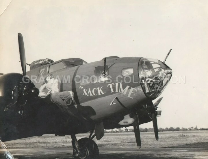 Aircraft artwork often focused on the opposite sex and could be risqué at times as this 385th Bomb Group B-17 at Great Ashfield shows.