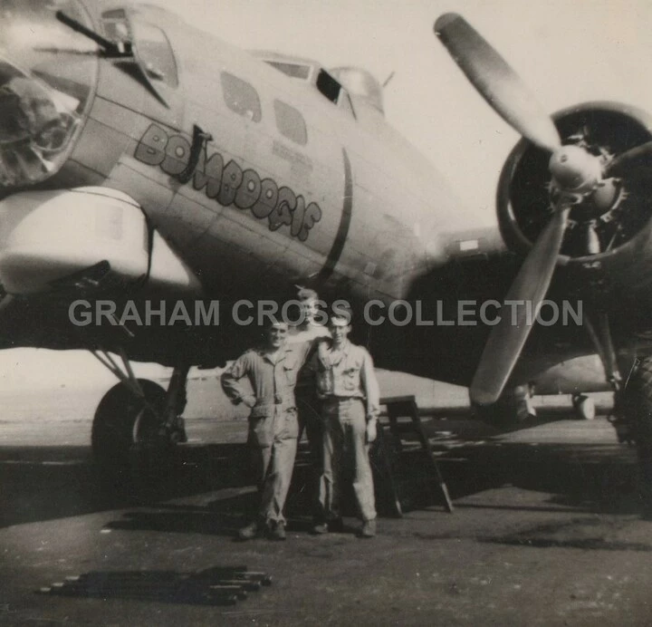 The crew of this 390th Bomb Group B-17 at Framlingham managed to marry their day job with the music of the period when naming their aircraft.